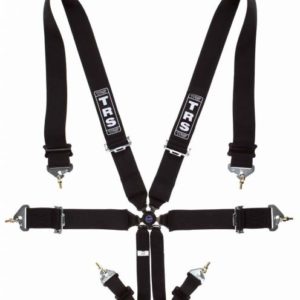 Magnum 6 Point Fia Harness Black