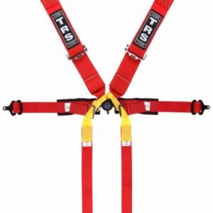 Pro+6+point+single+seater+harness+ +red