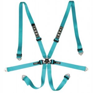 International+quick+adjuster+6+pt+ultralite+fhr+only+fia+harness+ Miami+blue
