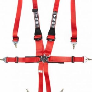 Pro 6 Point Superlite Fhr Fia Harness Red