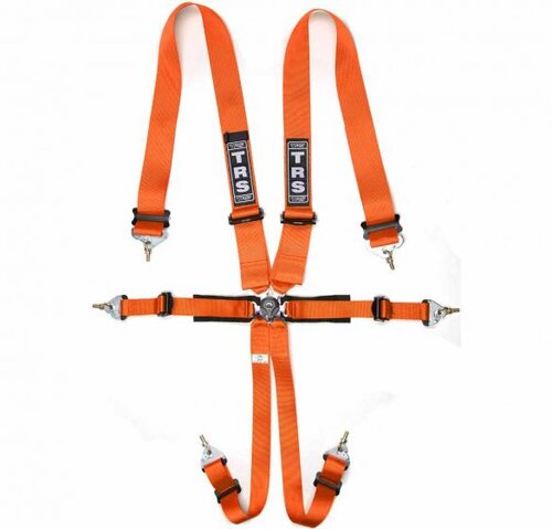 Pro 6 Point Ultralite Fia Harness Orange